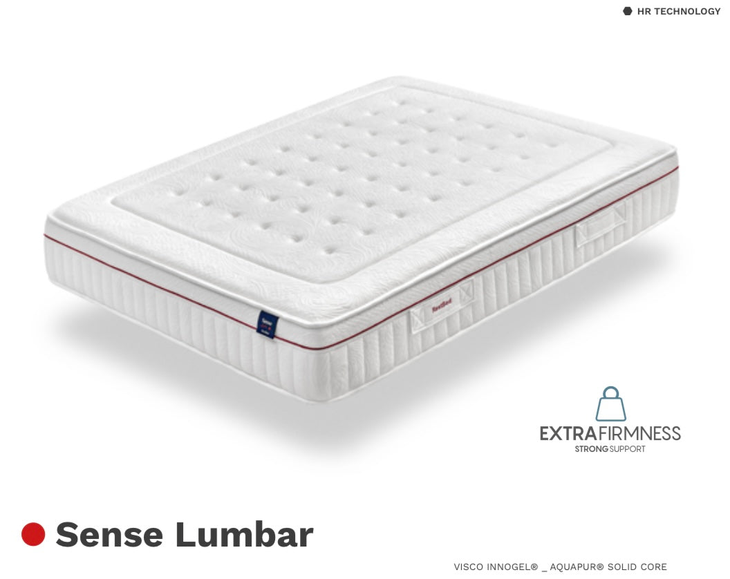 Colchón Sense Lumbar — Extra Firmeza Lumbar con Visco Innogel®