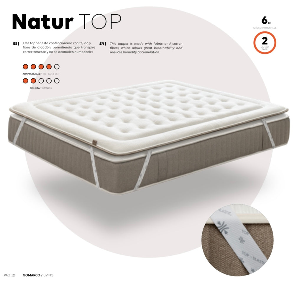 Topper Natur TOP de Gomarco - Vista exterior con sistema de fijación